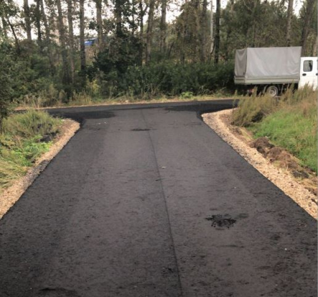  В Рузском округе завершен ремонт дороги