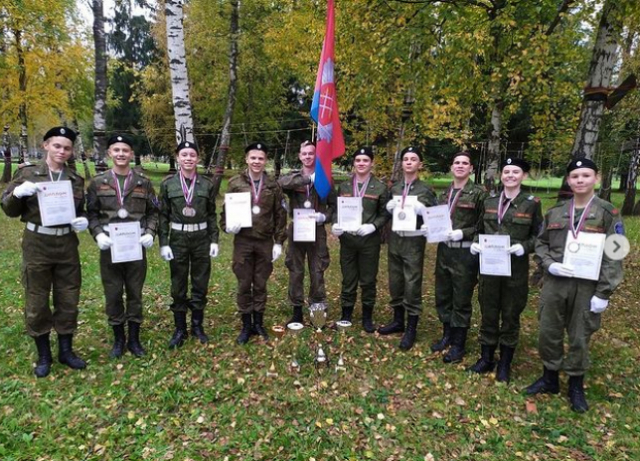 Рузские кадеты завоевали награды на спартакиаде казачьей молодежи