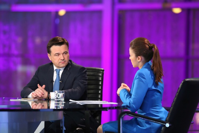 Андрей Воробьев выступит в эфире телеканала «360° Подмосковье» 31 марта