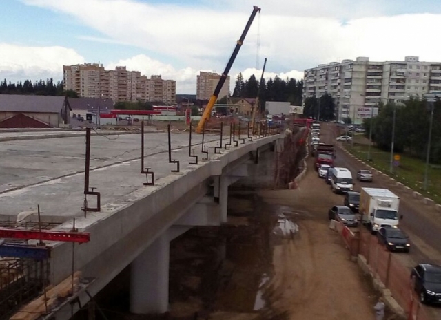 Путепровод в Тучково откроют для проезда машин к августу