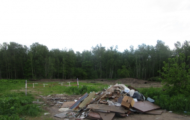 В Дмитровском районе выявлено более 40 навалов мусора