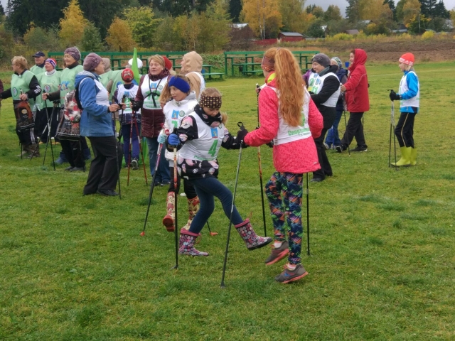 Несколько десятков человек приняли участие в Первом фестивале скандинавской ходьбы в Рузском городском округе