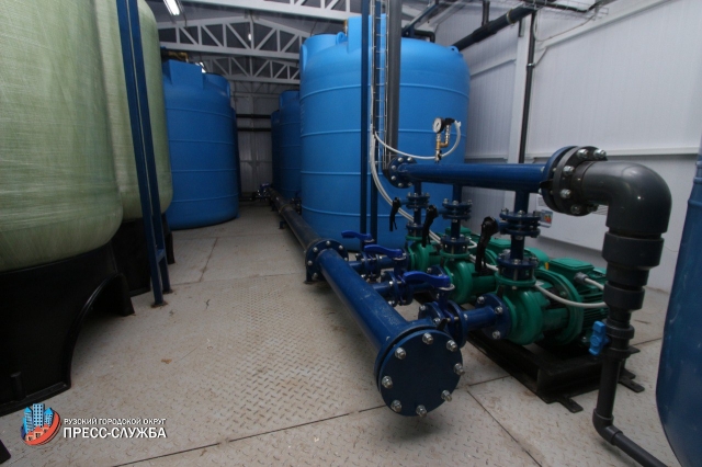 Новую станцию обезжелезивания воды открыли в Рузском городском округе