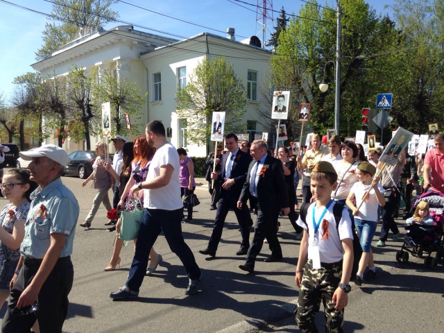 В акции «Бессмертный полк» в Рузском районе приняли участие более тысячи человек