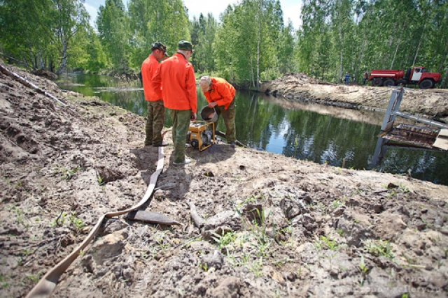 В системы обводнения торфяников Московской области закачано более 250 тысяч м3 воды