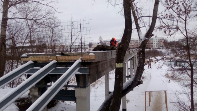Пешеходный мост в поселке Тучково отремонтируют в феврале