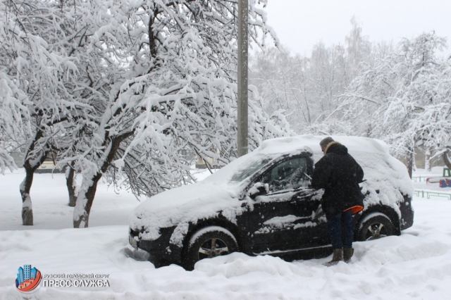Часть Рузского городского округа осталась без электричества из-за снегопада