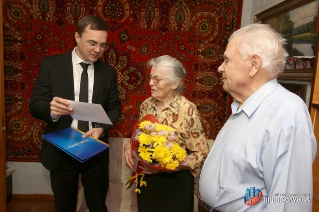 Глава Рузского округа поздравил ветерана с 90-летием