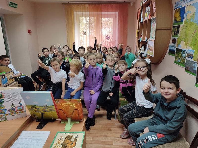 Тучковские школьники посетили библиотеку