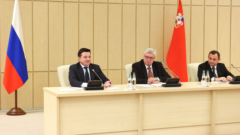 Андрей Воробьев выступил на пленарном заседании Общественной палаты Московской области
