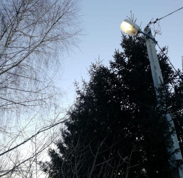  В Рузском округе ремонтируют фонари
