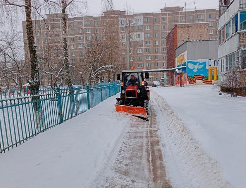 В Рузском округе на уборке снега задействовано более 50 единиц техники
