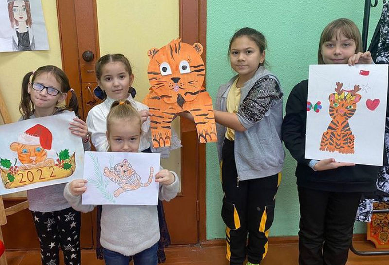 Космодемьянцы приняли участие в конкурсе рисунков
