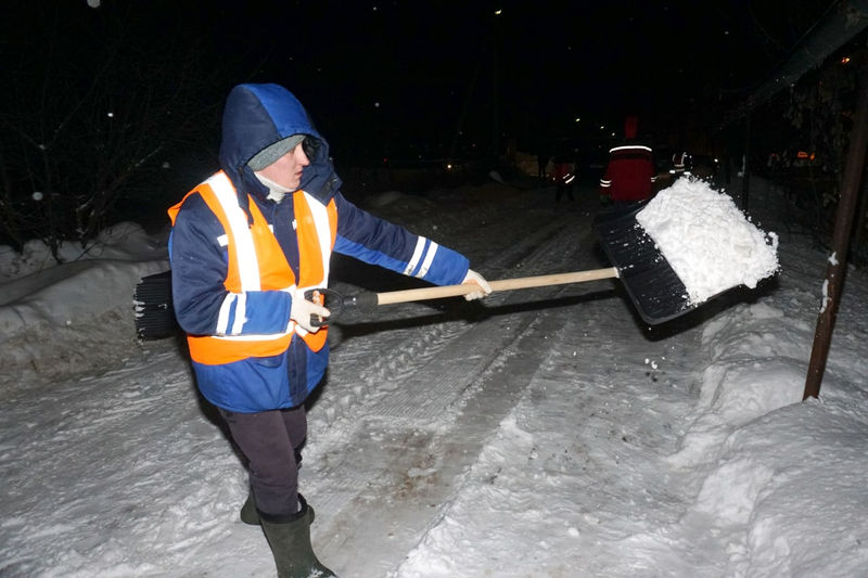 В Рузском округе на уборке снега были задействованы 61 единица техники и 192 человека