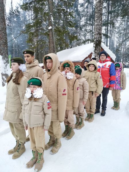 Рузские юнармейцы и волонтеры посетили парк «Патриот»