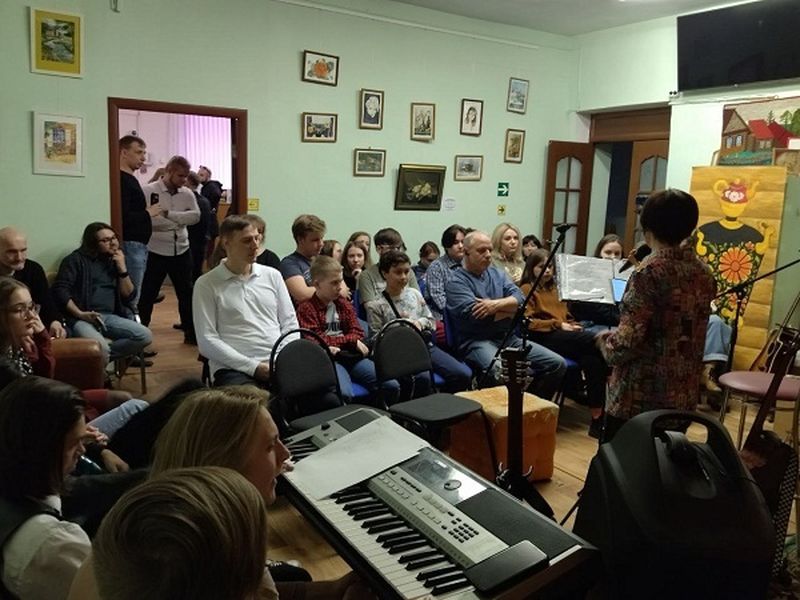 В Рузской библиотеке состоялась встреча с музыкантами