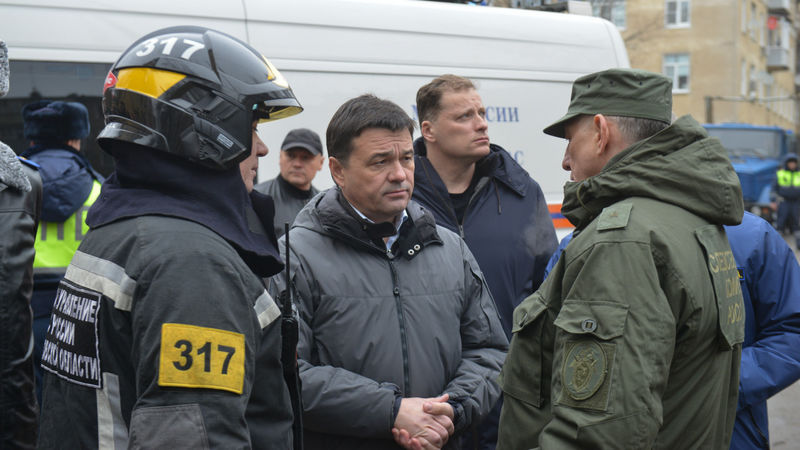 Андрей Воробьев поручил оказать необходимую помощь пострадавшим в результате взрыва газа в Ступине