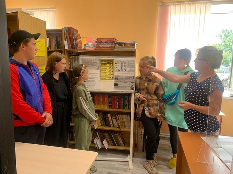 В Воробьевской библиотеке прошел профилактический час