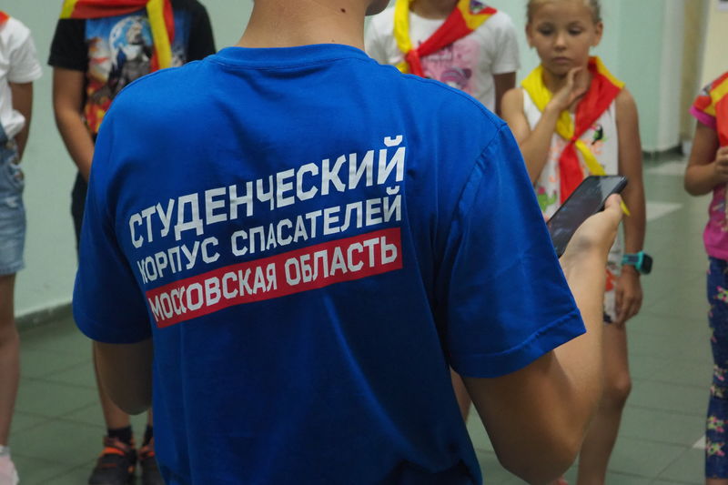 Активисты Рузского отделения Всероссийского студенческого корпуса спасателей провели мастер-класс
