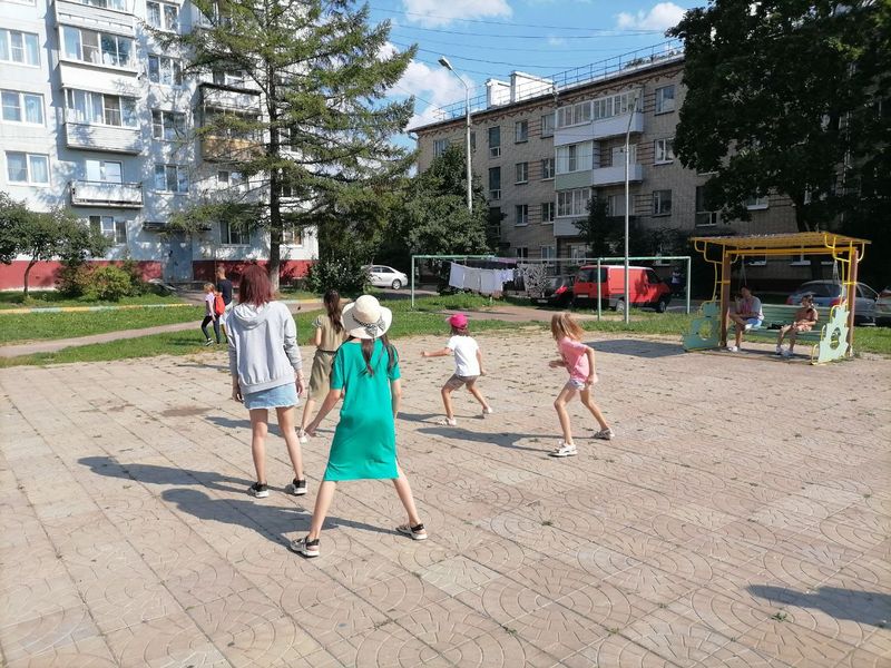 Рузская библиотека организовала игры на свежем воздухе