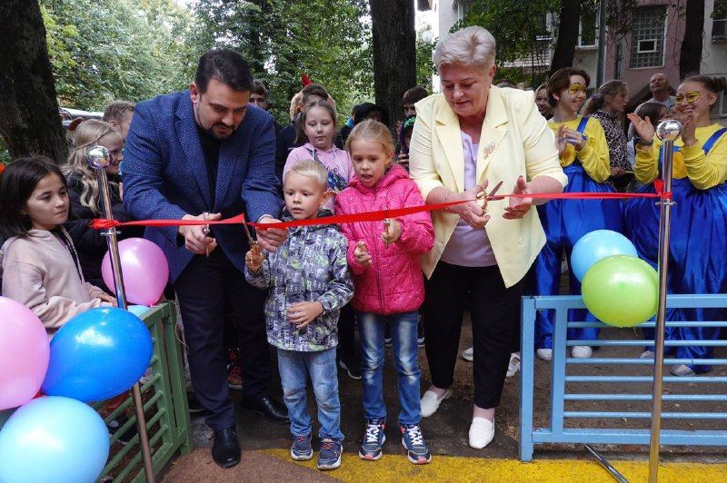 В Тучково – новая детская площадка