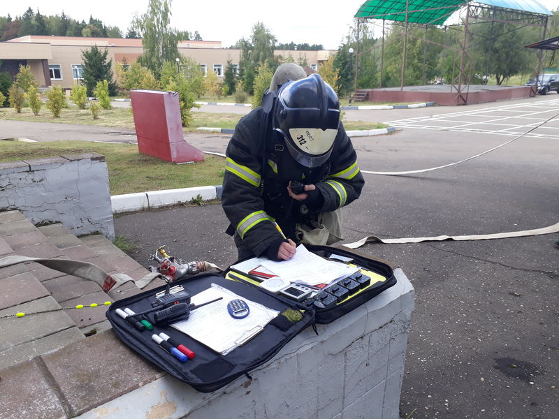 В Старотеряево прошли пожарно-тактические учения