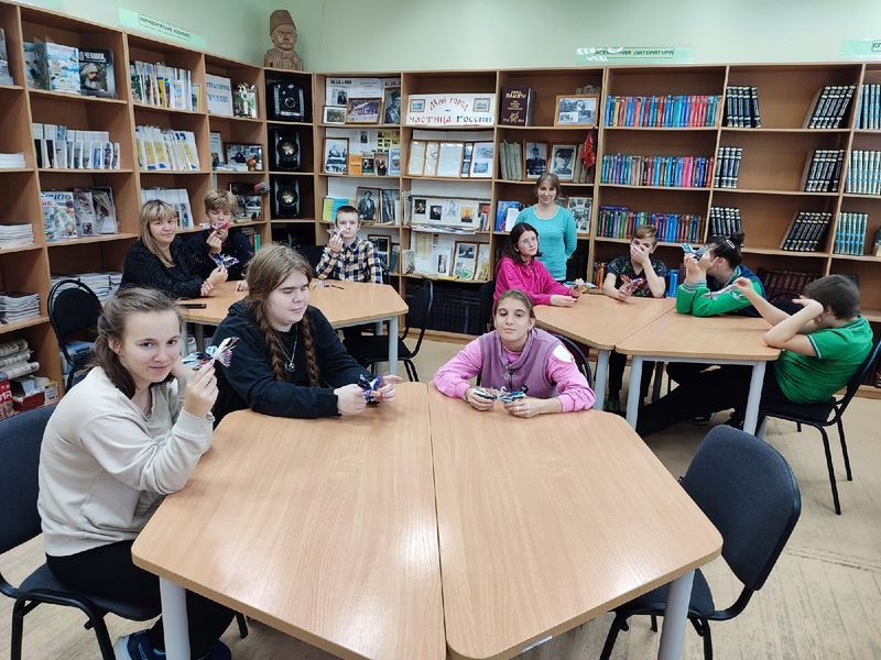 В Тучковской библиотеке прошел мастер-класс