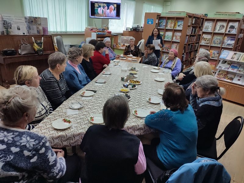 В Тучковской библиотеке прошли литературные посиделки