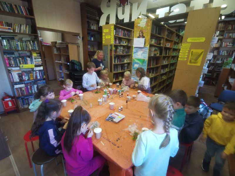 Дороховчане делали мыльные букеты