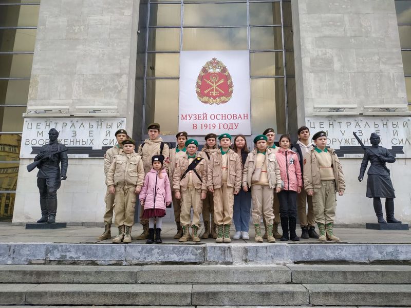 Кожинские юнармейцы – в Центральном музее Вооруженных Сил Российской Федерации
