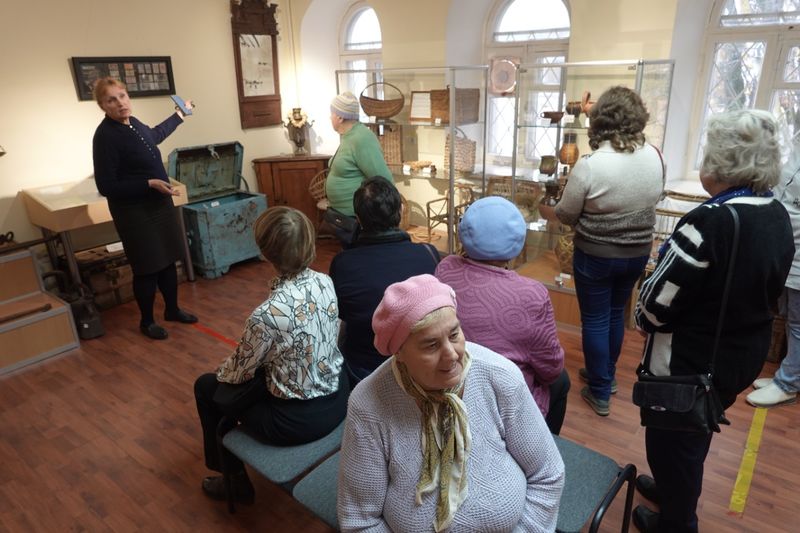 Рузский музей посетили участники «Активного долголетия» из Истры