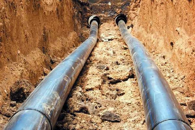 В Рузском округе ремонтировали газопровод и водопровод