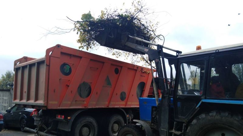 В Рузском округе убирают ветки и порубочные остатки 