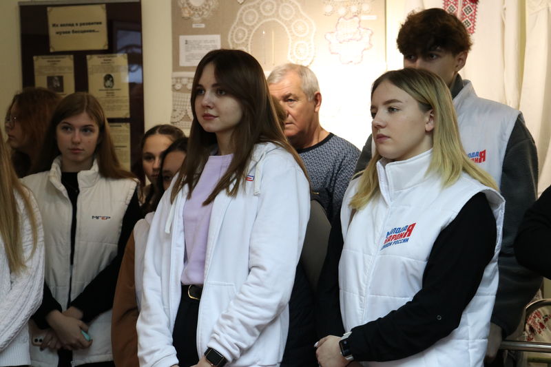 Активисты «Молодой Гвардии» – на торжественном мероприятии в Рузском краеведческом музее