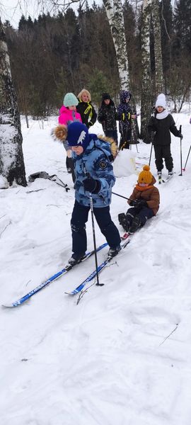 Рузские школьники участвовали в лыжном походе