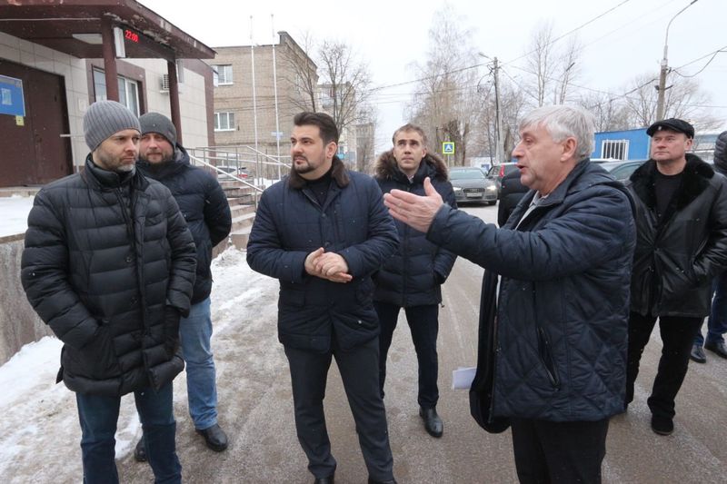 Николай Пархоменко провел осмотр спортивного комплекса в поселке Тучково