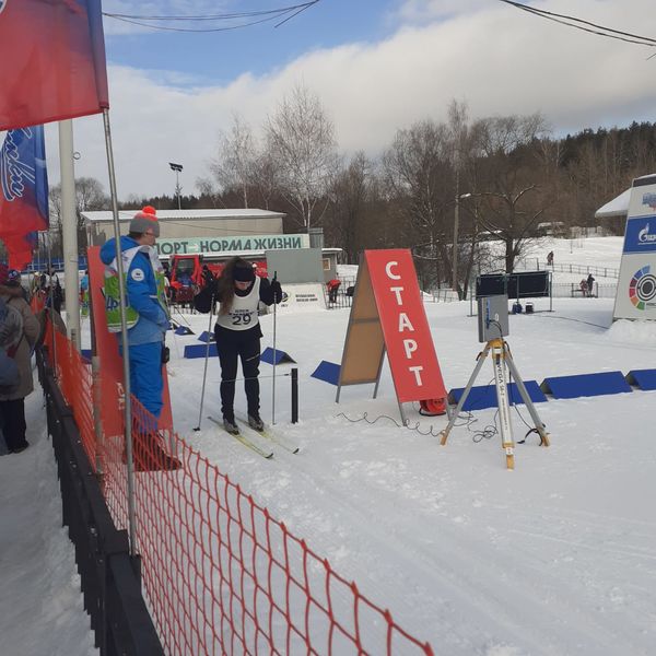 Тучковские студенты приняли участие в лыжных гонках в Химках