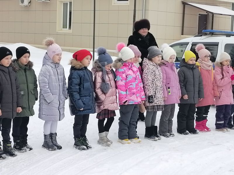 Школьники из Сытьково побывали в гостях у патрульных полицейских и в музее милиции