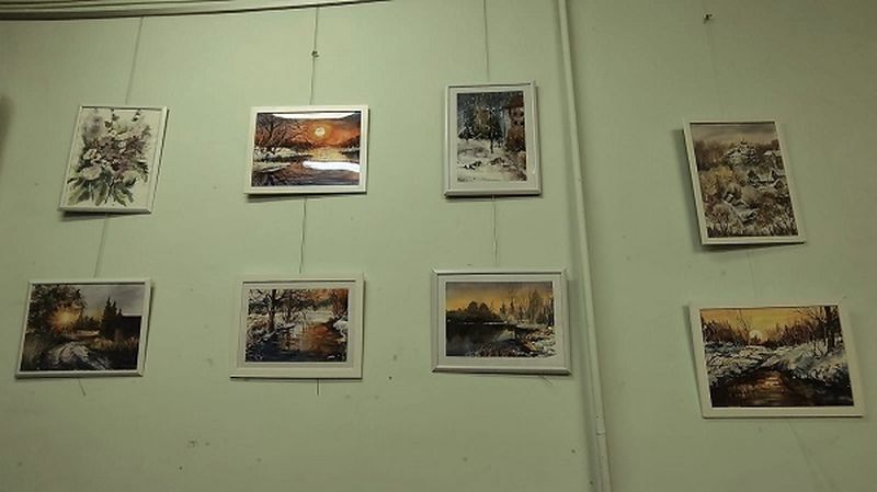 В Рузской библиотеке – выставка картин местной жительницы