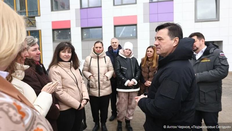 Школа в поселке Тучково Рузского округа построена на 90% — Андрей Воробьев