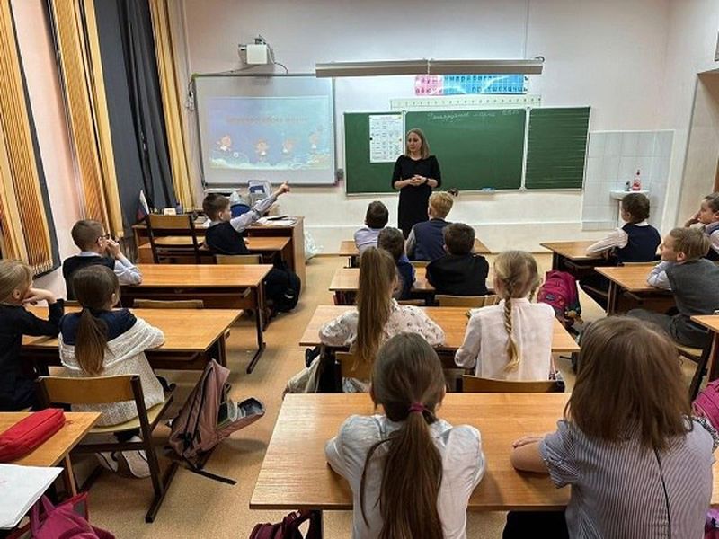 Рузские школьники говорили с библиотекарем о здоровье