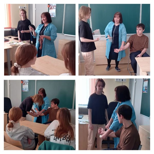 Тучковским школьникам показали, как оказать первую помощь 