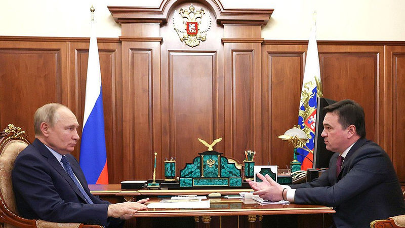Андрей Воробьев доложил Владимиру Путину о результатах работы за 2022 год