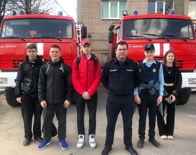 Рузские школьники – в гостях у пожарных 