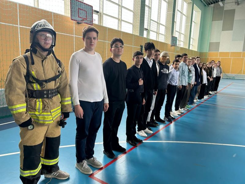 Тучковским школьникам – о пожарной охране