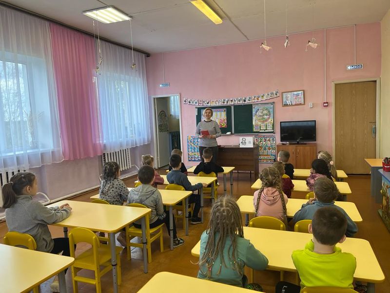 Колюбакинским дошколятам читали рассказы Евгения Чарушина