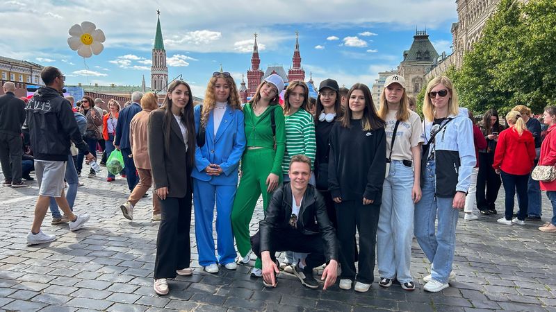Делегация Молодежки побывала на праздничном концерте на Красной площади