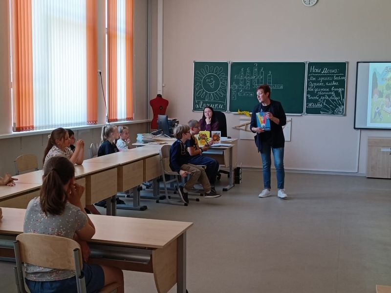 Тучковские школьники встретили книжное лето