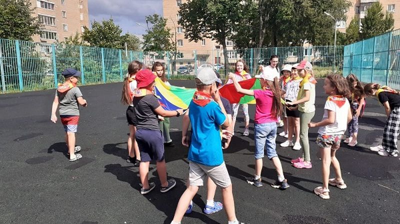 Игры для рузских ребят – на дворовой площадке