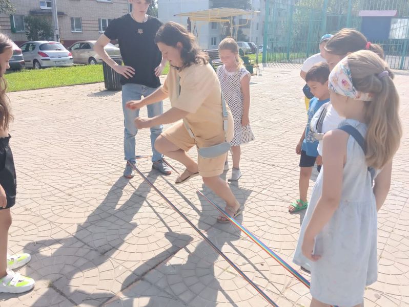 Рузские библиотекари провели программу «Игры нашего двора»